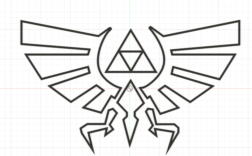 Tác phẩm treo tường Hyrulian Crest - Image 2