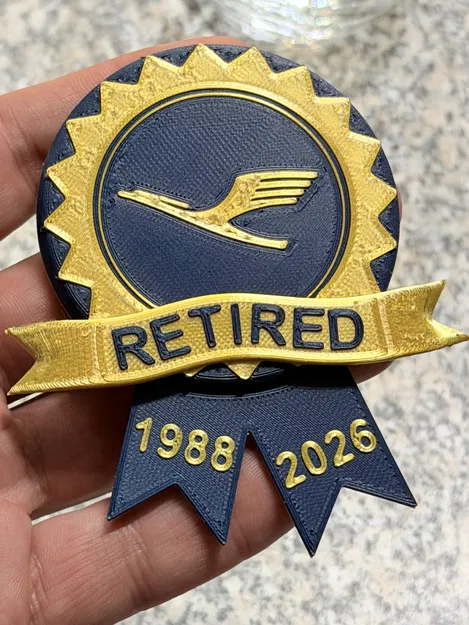 Huy hiệu nghỉ hưu (Lufthansa) - Image 1