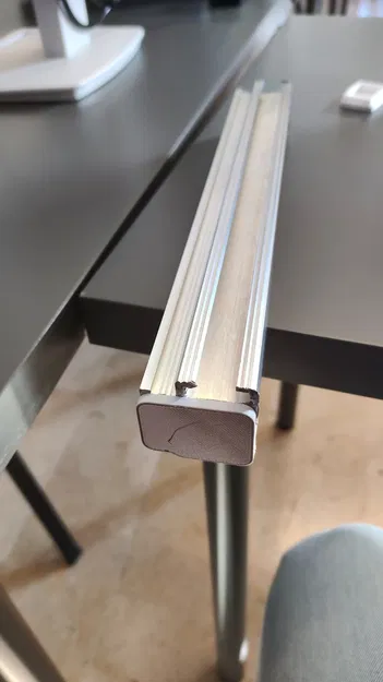 Nắp đậy thanh nhôm lắp pin năng lượng mặt trời (3D Model) - Image 1