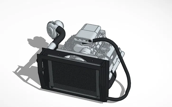 Mô hình động cơ xe hơi 3D chi tiết - File STL chất lượng cao - Image 1