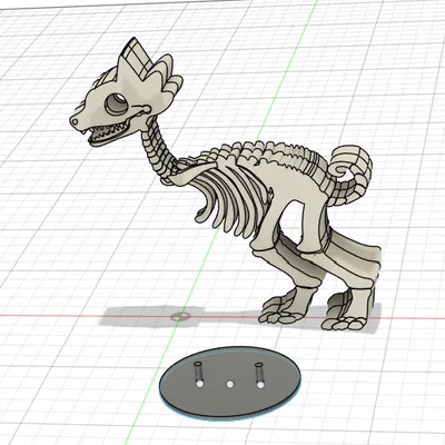 Mô hình bộ xương khủng long 3D
