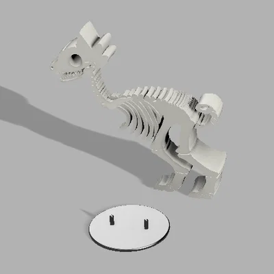 Mô hình bộ xương khủng long 3D