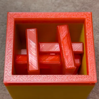 Dây xích in liền (Print in Place) với cạnh vát