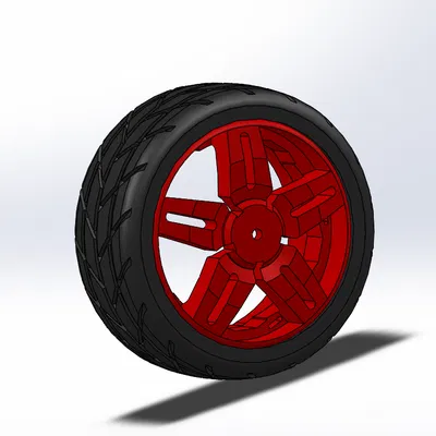 Bánh xe 3D in cho xe RC Tarmo 5: Bền, nhẹ và bám đường cực tốt