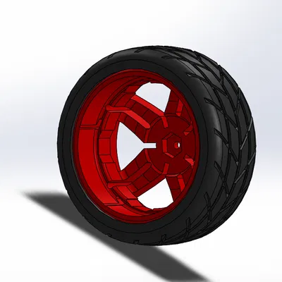 Bánh xe 3D in cho xe RC Tarmo 5: Bền, nhẹ và bám đường cực tốt