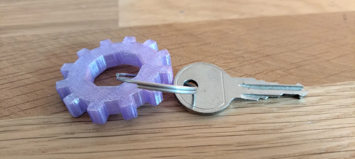 Móc khóa hình bánh răng / Bộ sắp xếp chìa khóa / Móc treo chìa khóa - Image 1