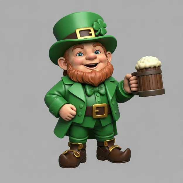 Mô hình Leprechaun may mắn - Image 1
