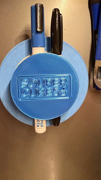 Giá nam châm giữ băng keo và bút cho Souper Cubes - Image 1