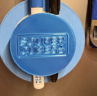 Giá nam châm giữ băng keo và bút cho Souper Cubes