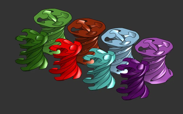 Đồ chơi xếp hình xoắn ốc cho bé (V2 Toddler Toys - 3D Printed) - Image 4