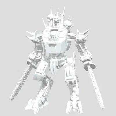 Mô hình 3D Helldivers 2 Berserker Automaton cực chất cho game thủ