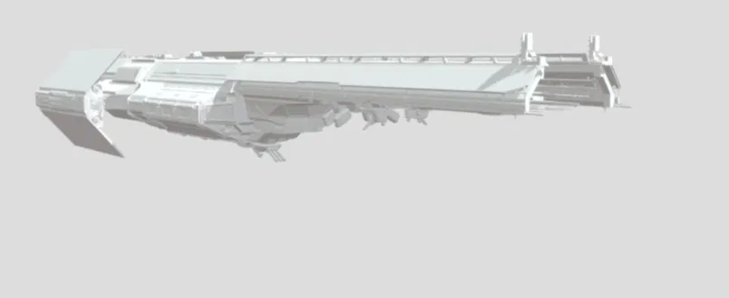 Mô hình tàu chiến Super Destroyer Helldivers 2 in 3D cực chất - Image 1