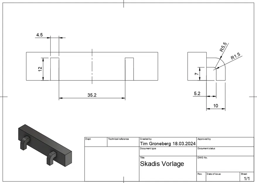 Mẫu in 3D móc treo bảng Skadis IKEA - Tự thiết kế phụ kiện cực dễ - Image 1
