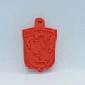 Móc khóa logo FC Twente: Phụ kiện 3D cho fan bóng đá - Thumbnail 1