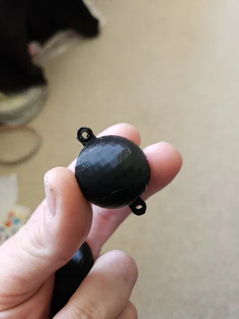 Bộ phao câu cá 3D: Phao tròn và phao xuyên tâm tự in - Image 4