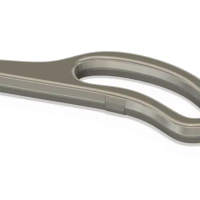 Tay Cầm Thay Thế Cho Kéo Nhà Bếp Inox 120mm (File 3D STL)