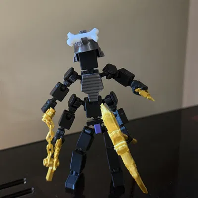 Mô hình in 3D Lord Garmadon Mini 13 đầy linh hoạt cho fan Ninjago