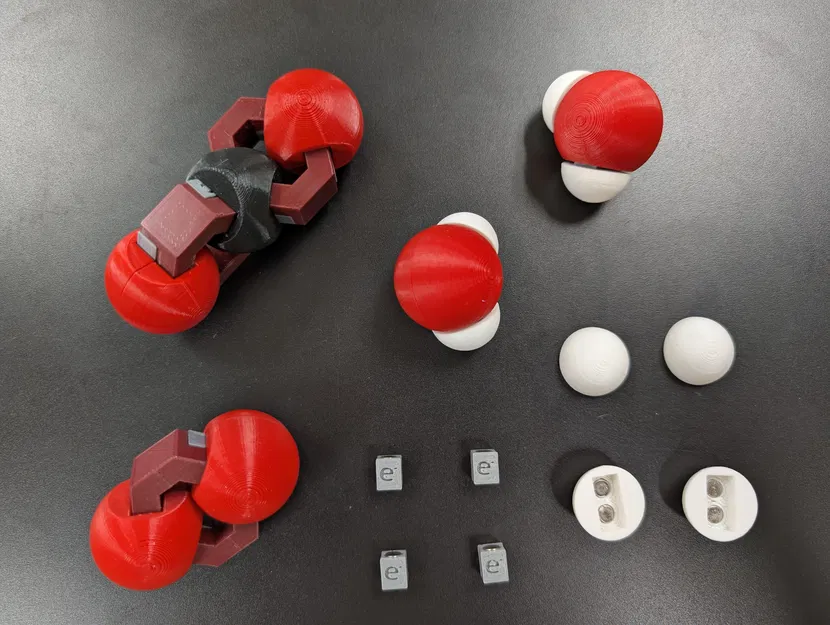 Mô hình Nguyên tử từ tính với Electron có thể tháo rời - Image 1