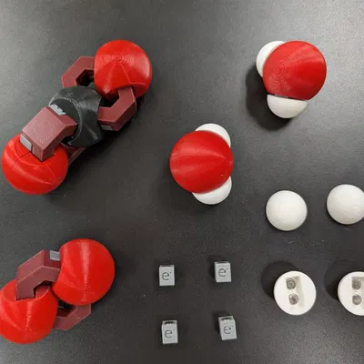 Mô hình Nguyên tử từ tính với Electron có thể tháo rời