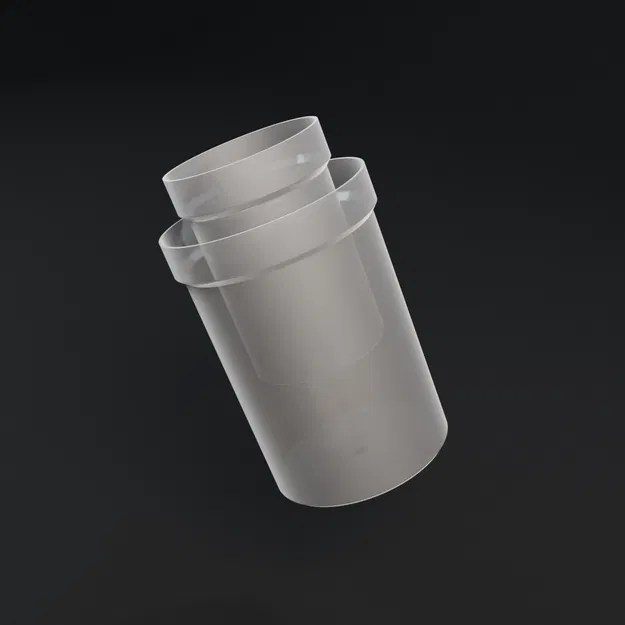 Mẫu cốc cao 3D (Yet another tall cup) - In 3D dễ dàng và bền đẹp - Image 1