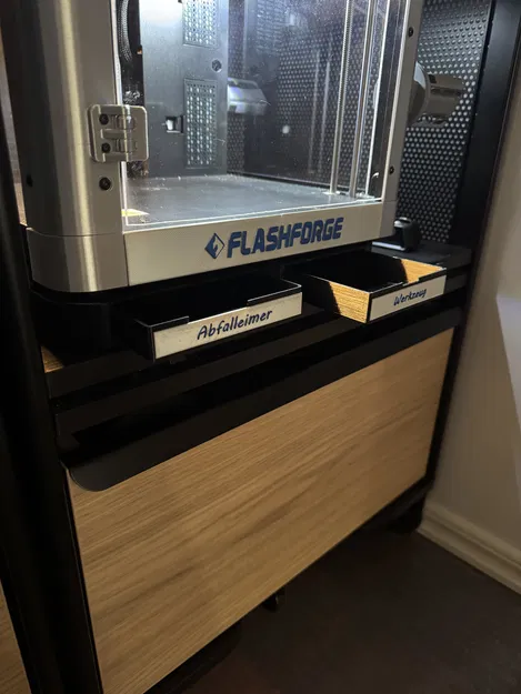 Đế máy Flashforge AD5X - Tích hợp máng xả nhựa thải - Image 1