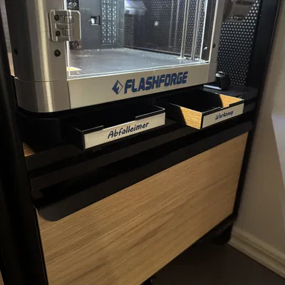 Đế máy Flashforge AD5X - Tích hợp máng xả nhựa thải