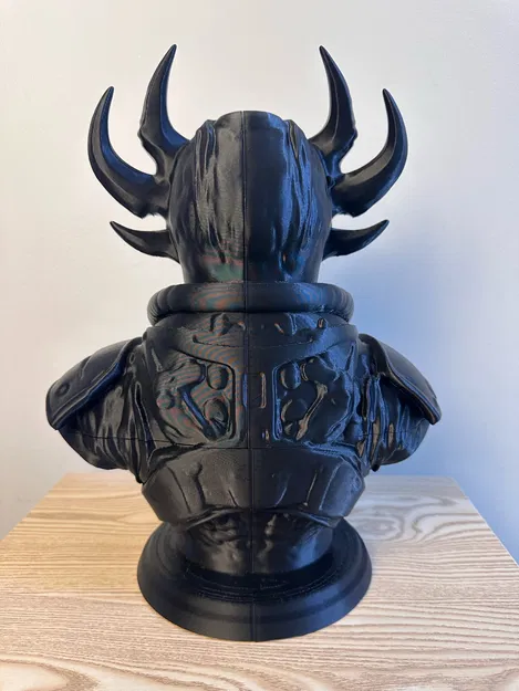 Tượng Đầu Lâu Quỷ Có Sừng: Đồ Trang Trí Gothic Đầy Quyến Rũ - Image 3