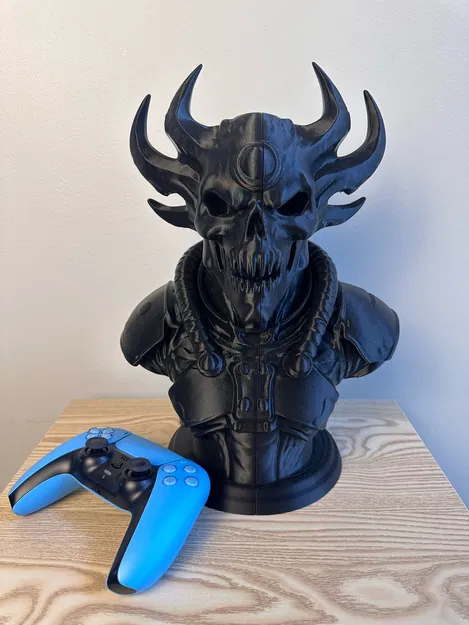 Tượng Đầu Lâu Quỷ Có Sừng: Đồ Trang Trí Gothic Đầy Quyến Rũ - Image 7