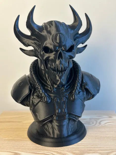 Tượng Đầu Lâu Quỷ Có Sừng: Đồ Trang Trí Gothic Đầy Quyến Rũ - Image 10