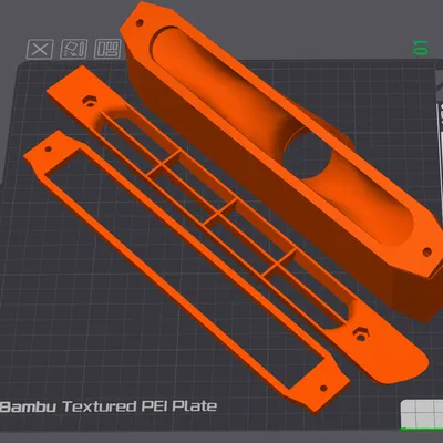 Bộ mod ốp dẫn khí làm mát phanh cho cản trước Peugeot 405
