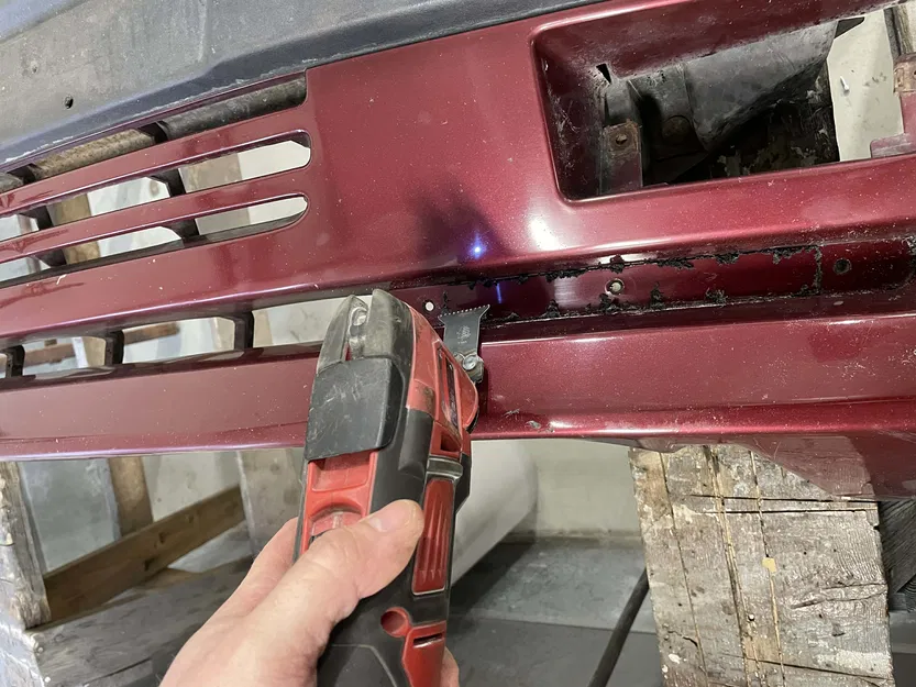 Bộ mod ốp dẫn khí làm mát phanh cho cản trước Peugeot 405 - Image 3