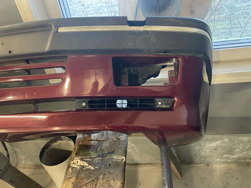 Bộ mod ốp dẫn khí làm mát phanh cho cản trước Peugeot 405 - Image 5