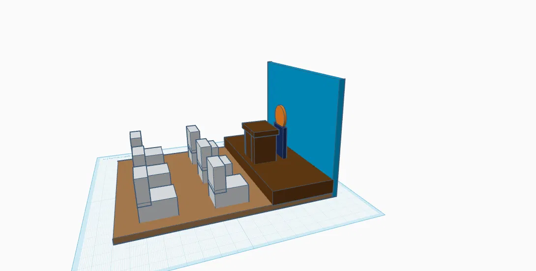 Mô hình 3D Trump tại bục phát biểu độc đáo - Image 1