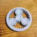 Đồ chơi bánh răng hành tinh in liền khối (Print-in-place planetary gear fidget toy) - Thumbnail 1