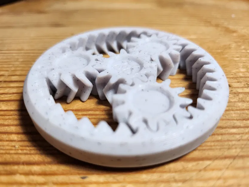 Đồ chơi bánh răng hành tinh in liền khối (Print-in-place planetary gear fidget toy) - Image 2