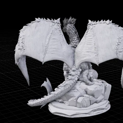 Mô hình rồng 3D dũng mãnh (Dragon) - File STL chi tiết cao - Image 2