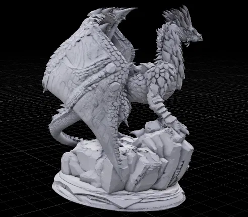 Mô hình rồng 3D dũng mãnh (Dragon) - File STL chi tiết cao - Image 3