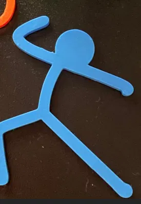 Mô hình người que trang trí 3D đơn giản và độc đáo - Image 1