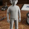 Mô hình 3D cậu bé đội mũ (Boy with hat) độc đáo - Thumbnail 1