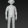 Mô hình 3D cậu bé đội mũ (Boy with hat) độc đáo - Thumbnail 4