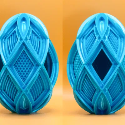 Trứng Phục Sinh Bold Lattice Ribbon 2026