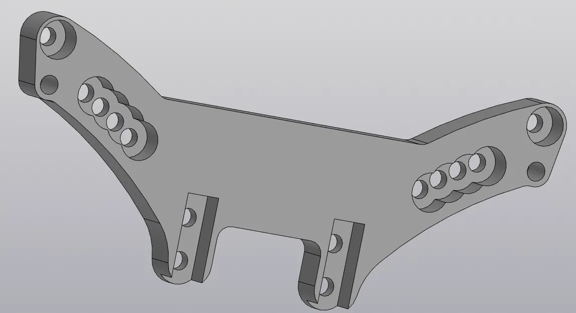 Tháp giảm xóc sau 68mm cho xe điều khiển RC SN-RC DT-2 - Image 1