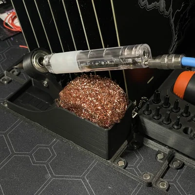 Đế giữ mỏ hàn Pinecil / TS100 hệ Gridfinity