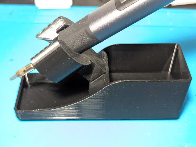 Đế cắm mỏ hàn Gridfinity cho Fnirsi HS-02A - Image 2