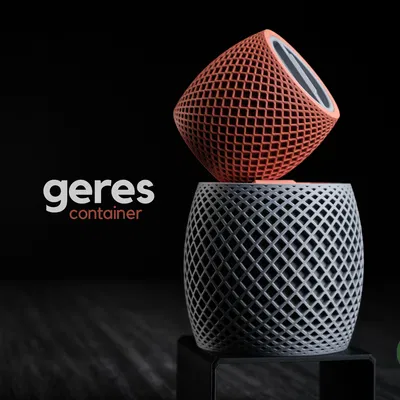 geres · container - Hộp đựng đa năng xếp chồng tối giản