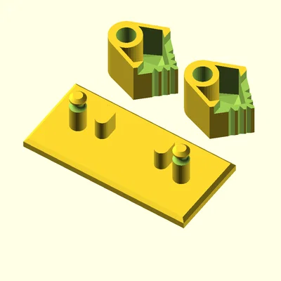 Giá treo khăn cơ chế Cam Lock