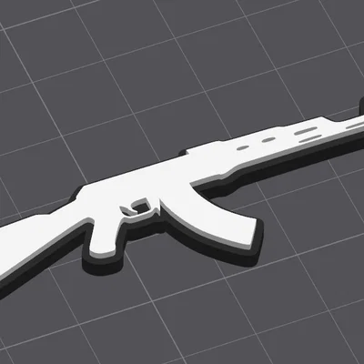 Mô hình móc khóa AK47 - Phụ kiện 3D độc đáo cho dân chơi EDC