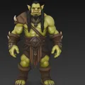 Mô hình 3D Orc Warrior chiến binh dũng mãnh để in ấn - Thumbnail 3