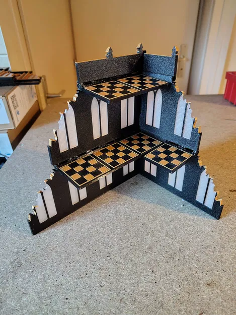 Ruine Gothique Modulaire Pliable – Mô hình công trình nhà thờ đổ nát cho Wargame - Image 3