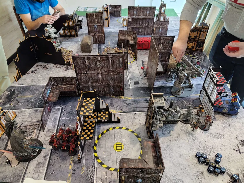 Ruine Gothique Modulaire Pliable – Mô hình công trình nhà thờ đổ nát cho Wargame - Image 4